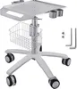 A medical cart with a tray, basket, and wheels, shown against a white background. Náhľad obrázku produktu