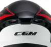 Jet Helm CGM 127G DEEP RACE Graphit Undurchsichtiges Rot Produktbild-Vorschau 3