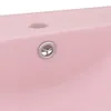vidaXL Lavabo con foro per rubinetto rosa opaco 60x46 cm in Anteprima dell’immagine prodotto 5