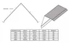 Firstblech 1 m lang Alu Weiß RAL 9010 Zuschnitt 40 cm Siehe Produktbild-Vorschau 2
