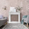 Dřevěný rám krbu TrumanWhite L121xP38xH108 Náhled obrázku produktu 2