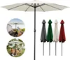 Clanmacy Ø3.5m Sonnenschirm Schirm UV40+ Gartenschirm Solar Produktbild-Vorschau 8