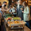 Warmounts Obdĺžnikové zlaté ohrievacie misy Buffet Set of Náhľad obrázku produktu 3