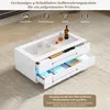 Merax Hochglanz Couchtisch mit 4 Schubladen und LED Produktbild-Vorschau 6