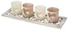 Boltze 3864500, 4 Stück(e), Glas, Beige, Rose Produktbild-Vorschau 3
