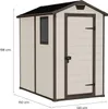 Casetta da giardino Keter manor house 4x6 - beige Anteprima dell’immagine prodotto 3
