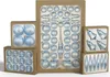 39 tlg. Glas-Weihnachtskugeln Set in Ice Blau Silber Komet Produktbild-Vorschau 4