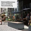 Gartenbank Truhebank Windschutz Sichtschutz transparent 185 Produktbild-Vorschau 3