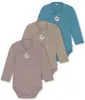 normani 3er Set Baby-Body Wickelbody Toddler-Bodysuit Produktbild-Vorschau 1