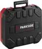 A black and red tool case with the PARKSIDE Performance logo. Produktbild-Vorschau