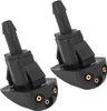 2pcs gicleur de pare-brise avant ABS noir haute résistance Voir les images du produit 2