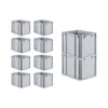 SuperSparSet 10x Eurobox NextGen Grip mit Scharnierdeckel Produktbild-Vorschau 3