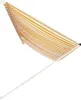 zatahovací markýza vidaXL 400×150 cm žlutá a bílá Náhled obrázku produktu 3