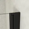 Duschspa Doppeltür 80x180cm Nischentür Schwarz Duschtür 6mm Produktbild-Vorschau 6