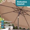 Parasol COSTWAY 270 cm, parasol de jardin à 8 baleines, Voir les images du produit 5