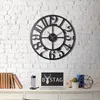 Opviq, Circle XL, Wanduhren, Schwarz, Metall, 70 x 70 cm Produktbild-Vorschau 2
