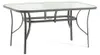 Tavolo da giardino rettangolare 150x90 in acciaio con piano Anteprima dell’immagine prodotto 1