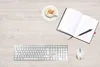 CHERRY KC 6000 SLIM Tastiera a filo, argento/bianco, USB Anteprima dell’immagine prodotto 3