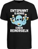 Ontspannen, grappig T-shirt met de tekst "Een armoedige, Productafbeelding-voorbeeld 7