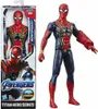 A toy action figure of Iron Spider from Marvel's Avengers is shown in its packaging and standing alone. Anteprima dell’immagine prodotto