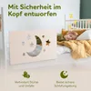 zovis Sterne (natur) Holz-Rausfallschutz für Kinderbetten - Produktbild-Vorschau 2