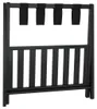 vidaXL Věšák na zavazadla Black 68x38x58 cm Bamboo Náhled obrázku produktu 5