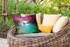 MuchoWow® Outdoor Kissen - Wasserfall - Baum - Rosa - Natur Produktbild-Vorschau 3