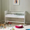 Babybett umbaubar zu Kinderbett 60x120 mit Matratze, Produktbild-Vorschau 4