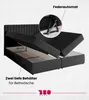 BroMARKT Boxspringbett DREAM mit 2 Bettkasten, Produktbild-Vorschau 5