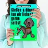 Gießen und düngen - Kein Hundeklo Schild in bunt Produktbild-Vorschau 3
