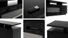 A collage of close-up shots of a black TV stand with an integrated fireplace. Anteprima dell’immagine prodotto