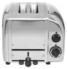 A close-up, front-facing studio shot of a Dualit toaster. Anteprima dell’immagine prodotto