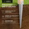 Set Einschlag-Bodenhülse L 40 x 500 mm Pfostenträger Produktbild-Vorschau 8