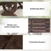 Outsunny Gartenbank Sitzbank Gartenmöbel Rustikale Bank Produktbild-Vorschau 8