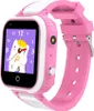 A pink and white smartwatch for children is shown against a white background. Produktbild-Vorschau