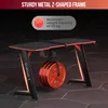 Avalo Bureau Gaming - 120x60x75 cm - Bureau de jeu - Table Voir les images du produit 6
