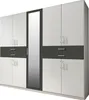 Armoire Taiga Armoire à portes battantes avec miroir Voir les images du produit 1