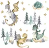 Wandtattoo Fairytale Dragons, mit umweltfreundlichen, Produktbild-Vorschau 1