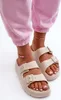 Damen Schaumstoff Plateau Pantoletten Beige Melorea 40 Produktbild-Vorschau 6