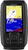 A Garmin fish finder device displaying a map and sonar readings. Náhled obrázku produktu