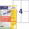 Avery Zweckform® 6601 6601 Etichette universali ultragrip - Anteprima dell’immagine prodotto 1