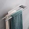Handtuchhalter Wand Ohne Bohren Zweiarmig 304 Edelstahl Produktbild-Vorschau 2