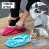 com-four® 4x Wischmopp-Hausschuhe für Bodenreinigung, Produktbild-Vorschau 2