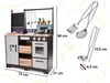 Cucina per bambini in legno MDF con accessori LOFT XXL 96 Anteprima dell’immagine prodotto 5