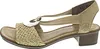Rieker Damen Sandale Sandalette Karree Bastoptik Stretch Produktbild-Vorschau 17