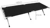 TRIZAND 23190 Feldbett 189 × 70 × 43 cm schwarz Produktbild-Vorschau 6
