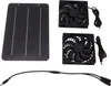 Súprava ventilátora so solárnym panelom, 10 W, dvojitý Náhľad obrázku produktu 1