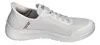 A white Skechers slip-on sneaker is shown from the side against a white background. Voir les images du produit