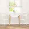 vidaXL Chaises de salle à manger 2 pcs. Blanc Bois massif Voir les images du produit 3