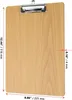 Unyqoos® 12-delige set A4-klemborden van MDF, met een Productafbeelding-voorbeeld 7